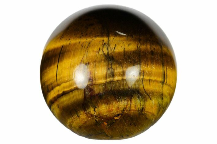 .9" Polished Tiger's Eye Sphere - Photo 1